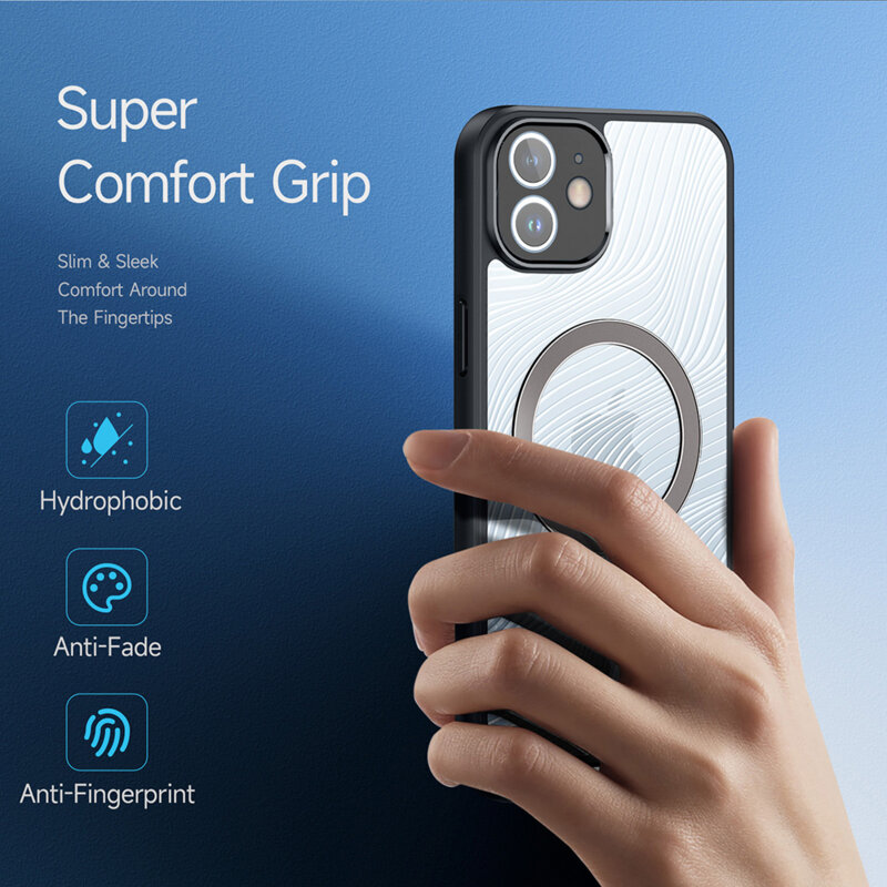 Husa iPhone 12 Dux Ducis Aimo MagSafe, negru