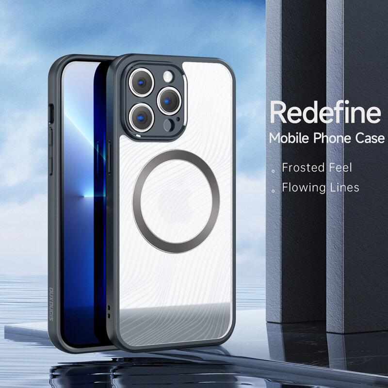 Husa iPhone 13 Pro Dux Ducis Aimo MagSafe, negru