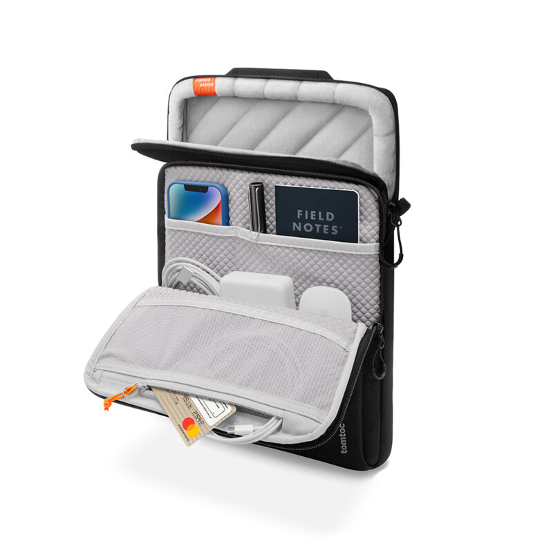 Geanta pentru laptop 13 inch si tableta Tomtoc, negru, A03C2D1