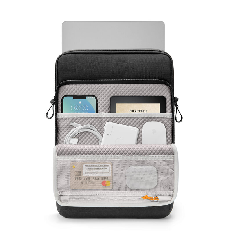 Geanta pentru laptop 13 inch si tableta Tomtoc, negru, A03C2D1