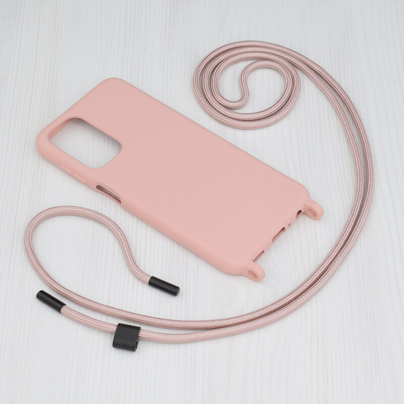 Husa cu snur Samsung Galaxy A23 5G Techsuit Crossbody Lanyard, galben