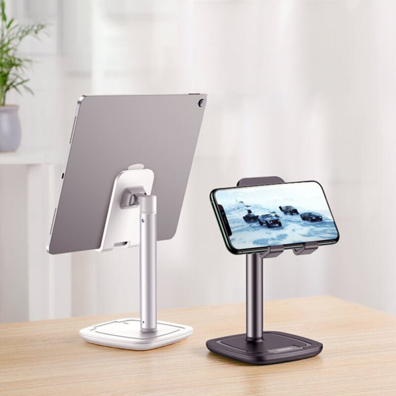 Suport telefon birou, tableta JoyRoom, aluminiu, negru, JR-ZS203