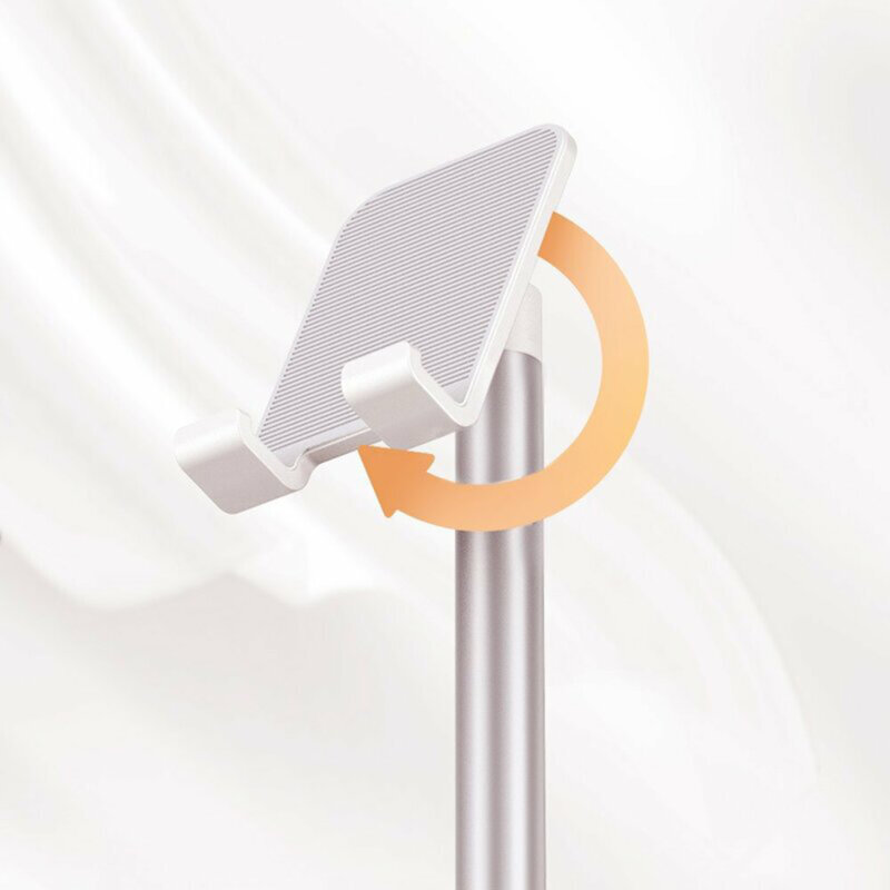 Suport telefon birou, tableta JoyRoom, aluminiu, negru, JR-ZS203