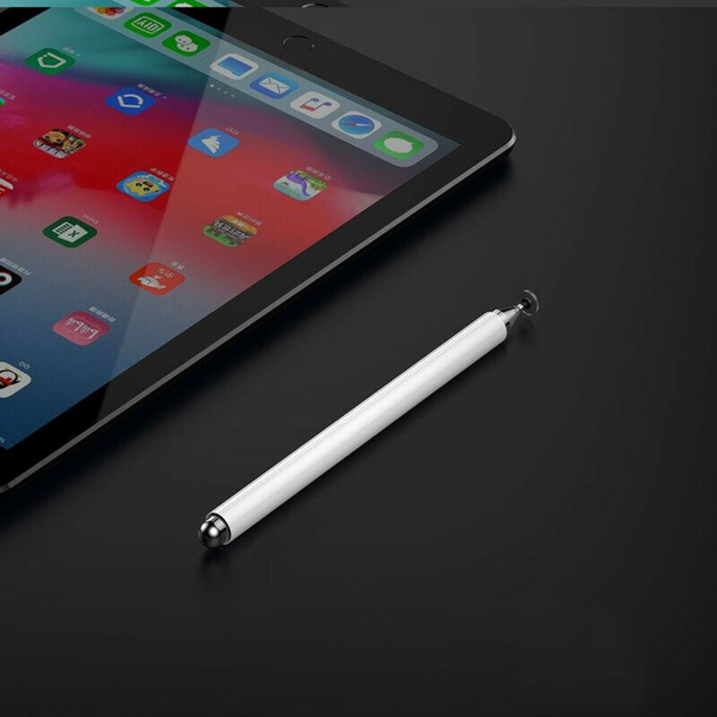 Stylus pen JoyRoom universal, Android, iOS, aluminiu, alb, JR-BP560