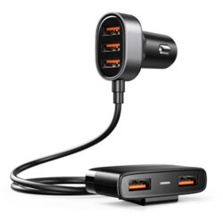 Incarcator telefon auto JoyRoom, 5x USB, 6.2A, 1.5m, JR-CL03