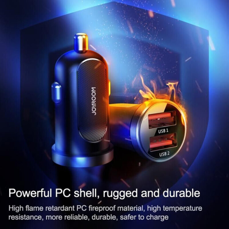 Incarcator auto dual USB Fast Charge JoyRoom C-A09, 30W, QC3.0