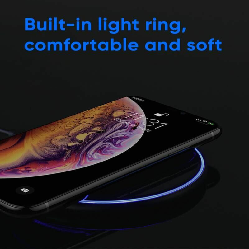 Incarcator wireless JoyRoom 15W, cablu Type-C 1m, JR-A23