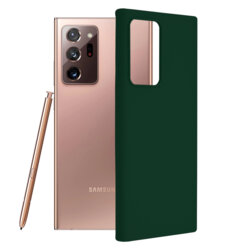 Husa Samsung Galaxy Note 20 Ultra 5G Techsuit Soft Edge Silicone, verde inchis