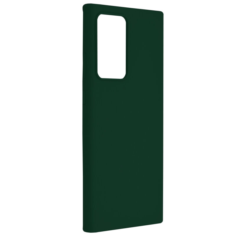 Husa Samsung Galaxy Note 20 Ultra 5G Techsuit Soft Edge Silicone, verde inchis
