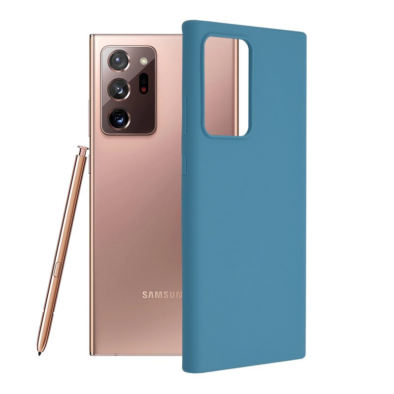 Husa Samsung Galaxy Note 20 Ultra 5G Techsuit Soft Edge Silicone, albastru