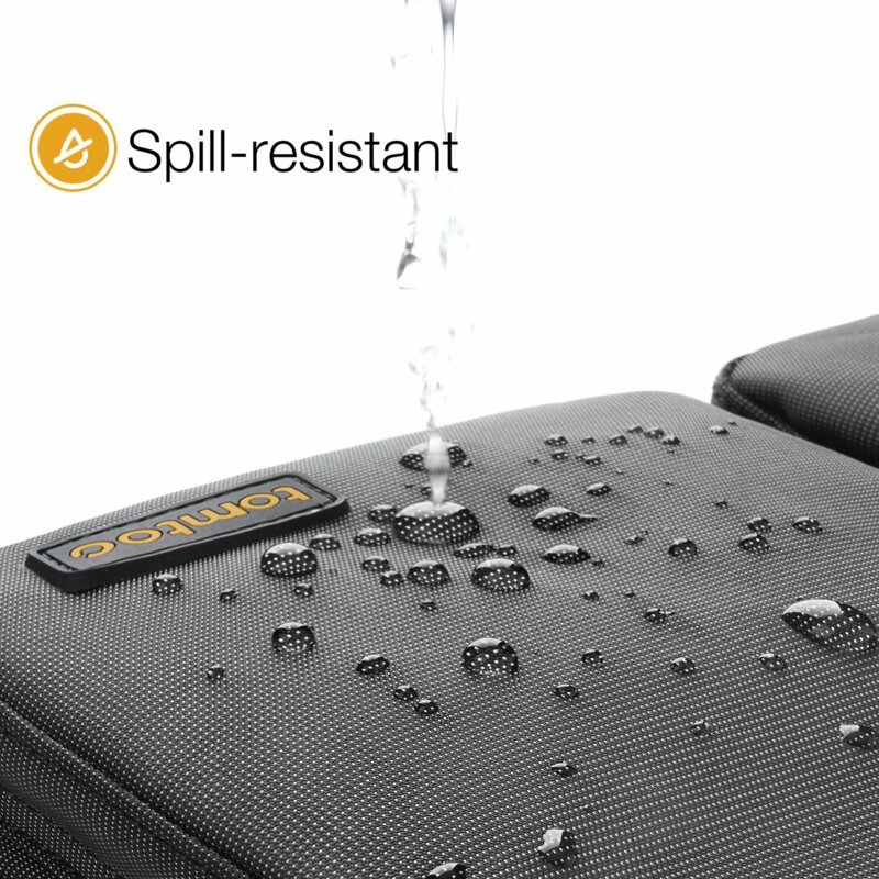 Servieta, geanta laptop 16″ business Tomtoc, negru, A42F2D1