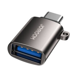 Adaptor USB la Type-C OTG JoyRoom, portabil, negru, S-H151
