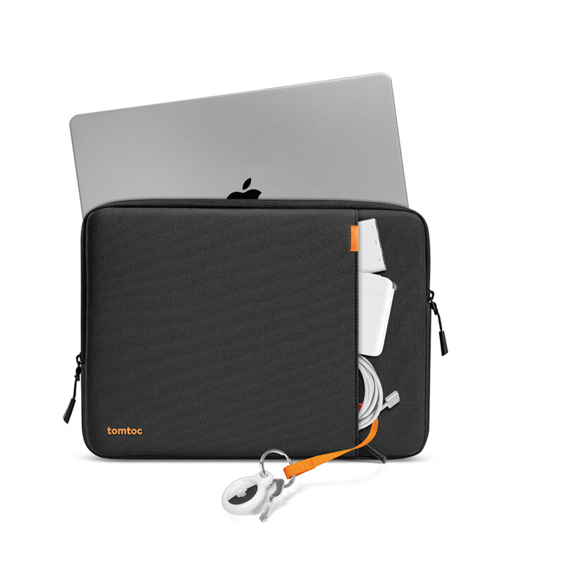 Husa 360° pentru laptop 15 inch antisoc Tomtoc, negru, A13E3D1