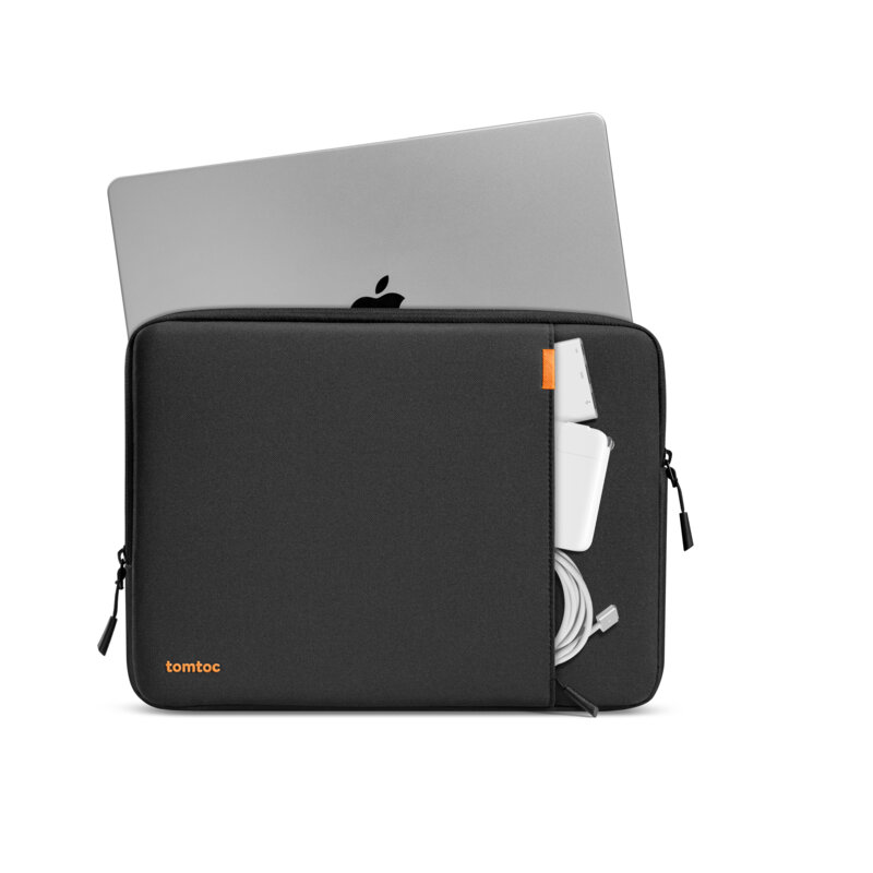 Husa 360° pentru laptop 13 inch antisoc Tomtoc, negru, A13C2D1