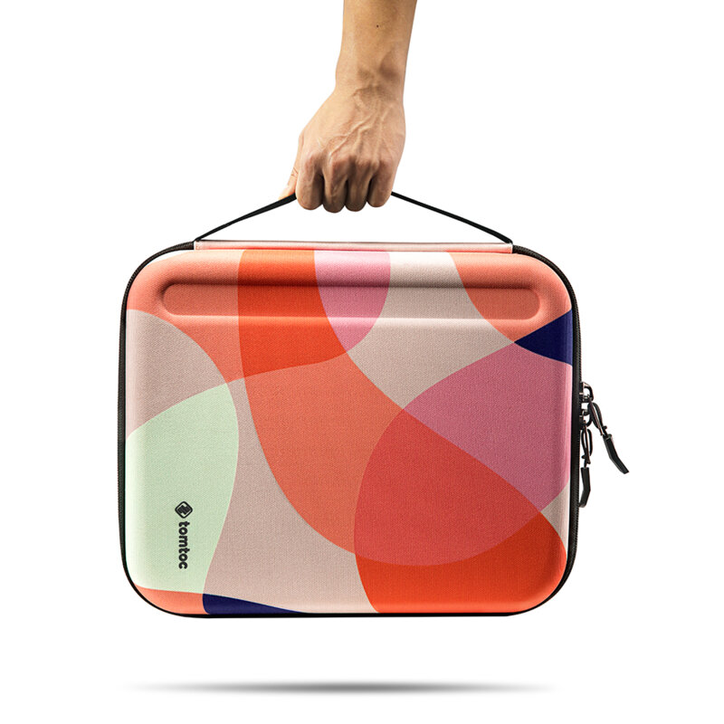 Geanta iPad Pro 12.9 (2018/2020/2021/2022) Tomtoc, portocaliu, B06B1S1