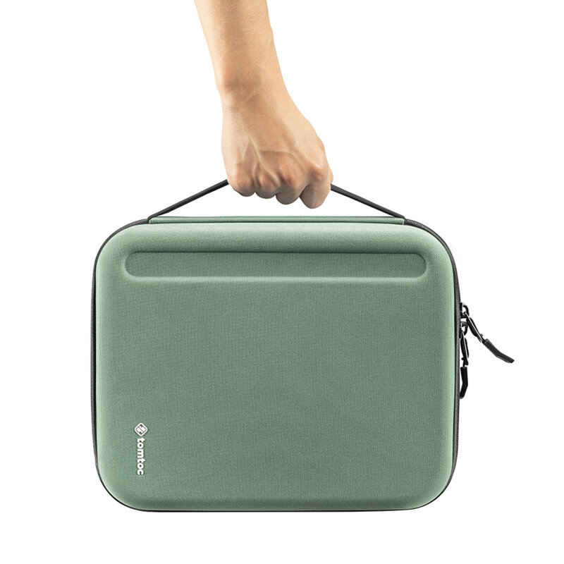 Geanta iPad Pro 12.9 (2018/2020/2021/2022) Tomtoc, verde, B06B1T1