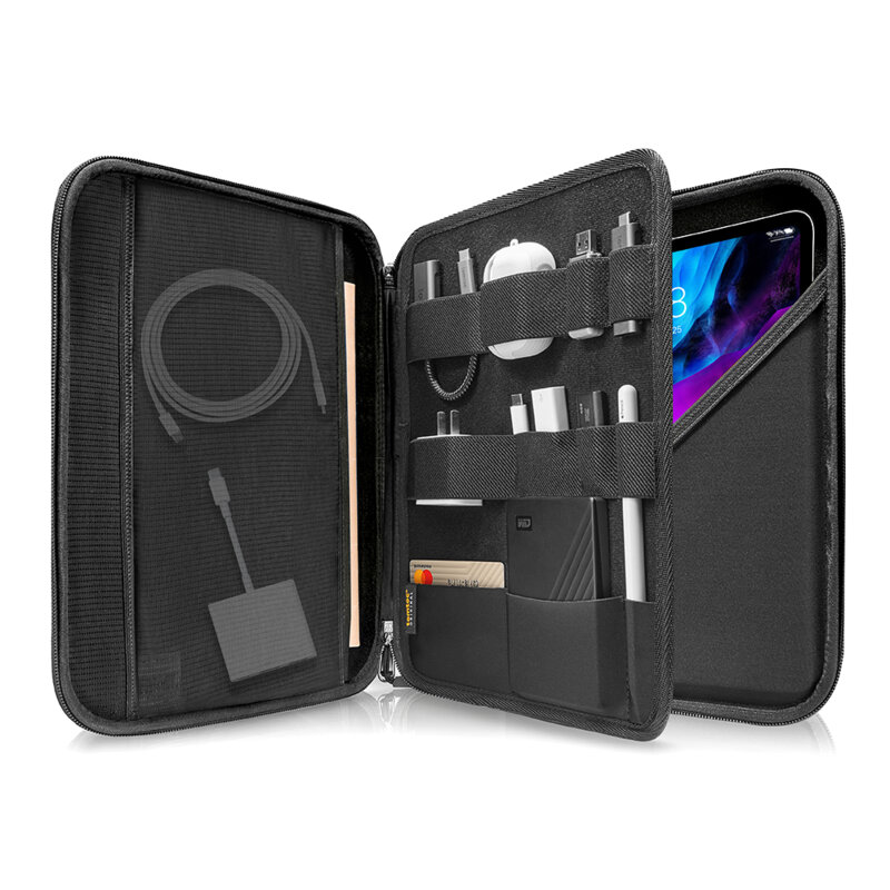 Geanta iPad Pro 12.9 (2018/2020/2021/2022) Tomtoc, verde, B06B1T1