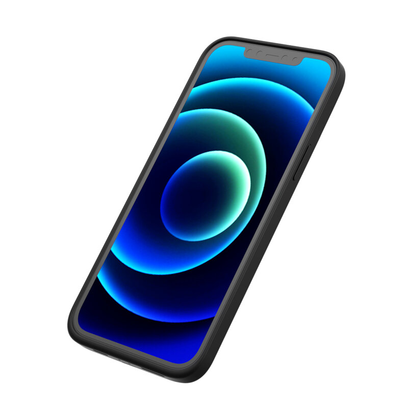 Husa cu baterie iPhone 12 Pro Techsuit Power Pro, 5000mAh, negru