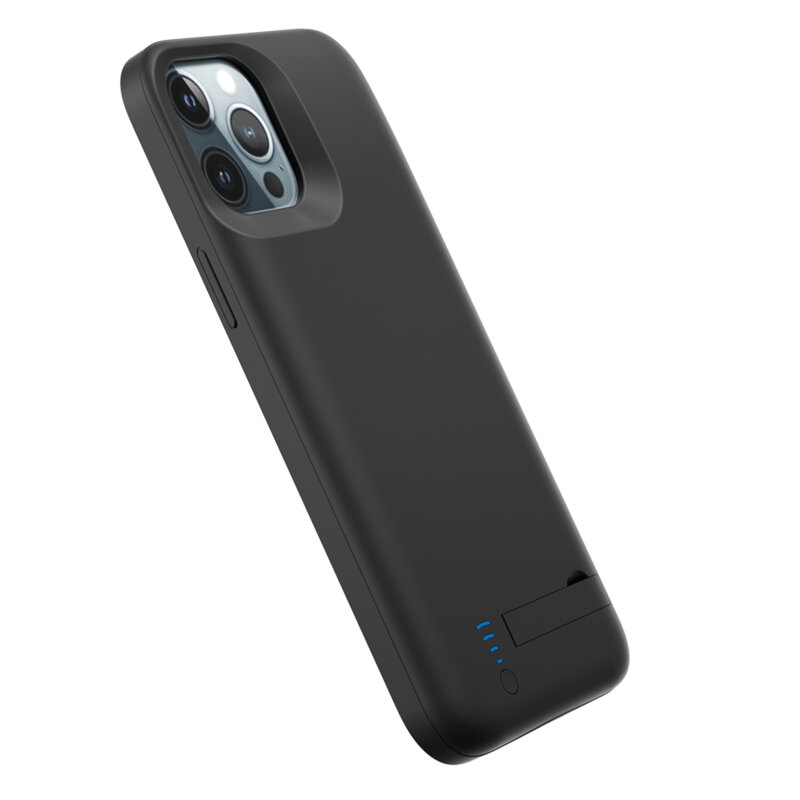Husa cu baterie iPhone 12 Pro Techsuit Power Pro, 5000mAh, negru