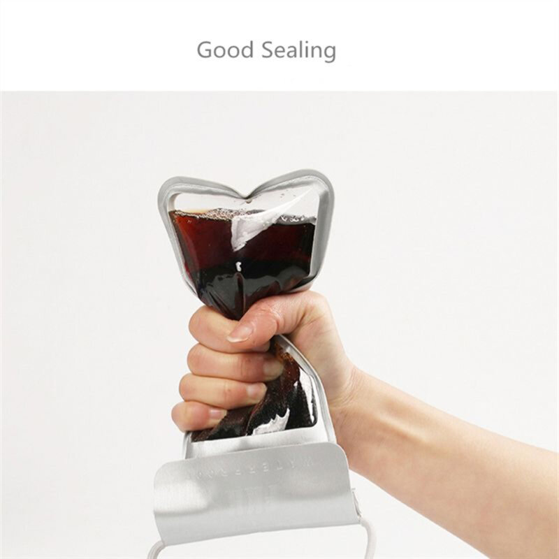 Husa impermeabila telefon subacvatica Techsuit, cyan, TWC1