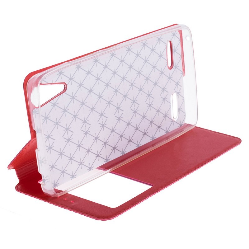 Husa Lenovo K3 A6000, A6010 Plus Flip IceEvo Rosu