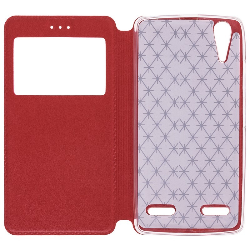 Husa Lenovo K3 A6000, A6010 Plus Flip IceEvo Rosu