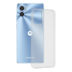 Husa Motorola Moto E22 Techsuit Clear Silicone, transparenta