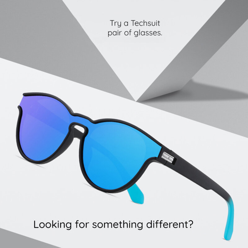 Ochelari soare rotunzi polarizati dama Techsuit, roz, TR7545