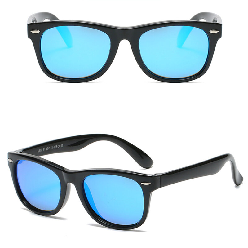 Ochelari de soare pentru copii Techsuit D802, negru / albastru