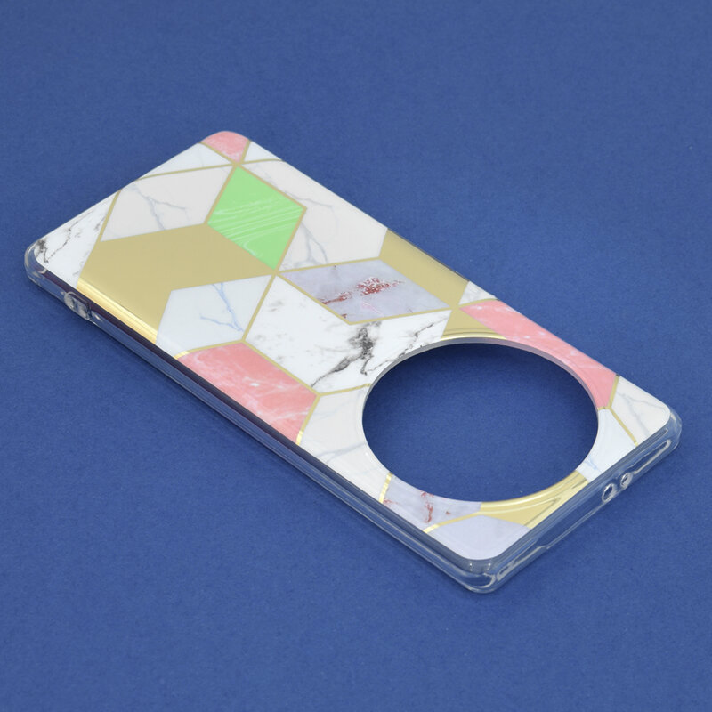 Husa Honor Magic5 Lite Techsuit Marble, Purple Hex