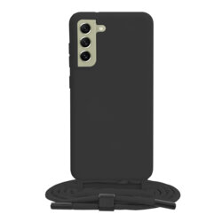 Husa cu snur Samsung Galaxy S21 FE 5G Techsuit Crossbody Lanyard, negru