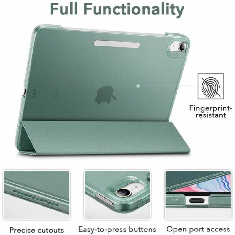 Husa iPad Air 5 (2022) ESR Ascend Trifold, Forest Green