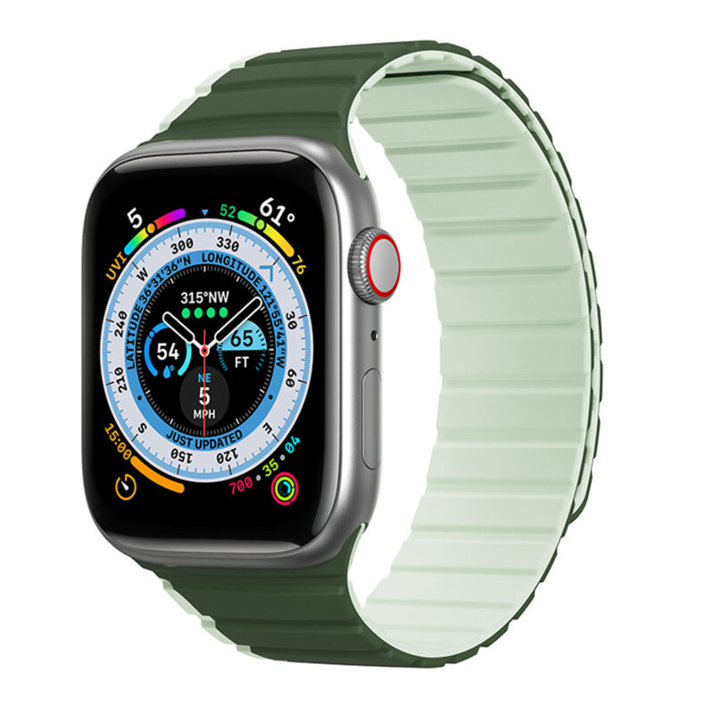 Curea magnetica Apple Watch SE 40mm Dux Ducis LD Series, Green