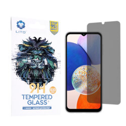 Folie sticla Samsung Galaxy A14 5G Lito 9H Tempered Glass, privacy