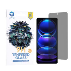 Folie sticla Xiaomi Redmi Note 12 Pro+ Lito 9H Tempered Glass, privacy