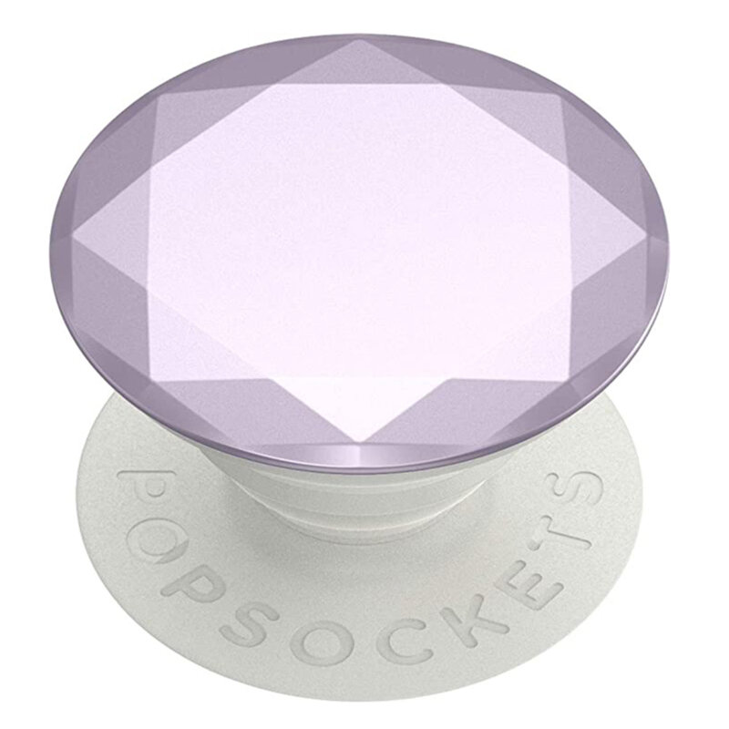 Popsockets original, suport cu functii multiple, Metallic Diamond Lavender