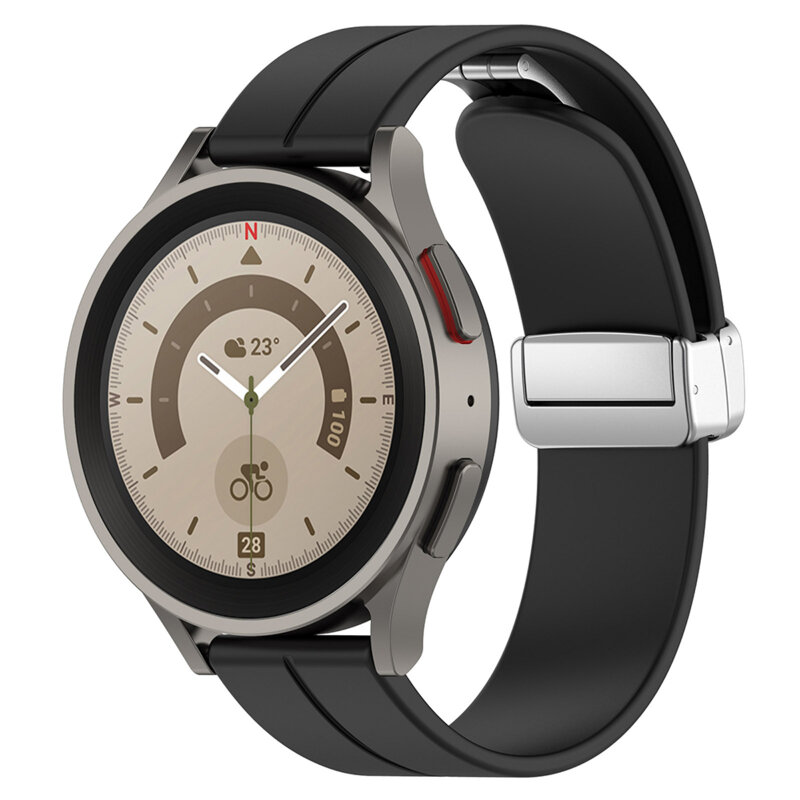 Curea Samsung Galaxy Watch4 44mm Techsuit, negru, W011