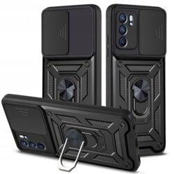 Husa Oppo Reno6 5G protectie camera Techsuit CamShield Series, negru