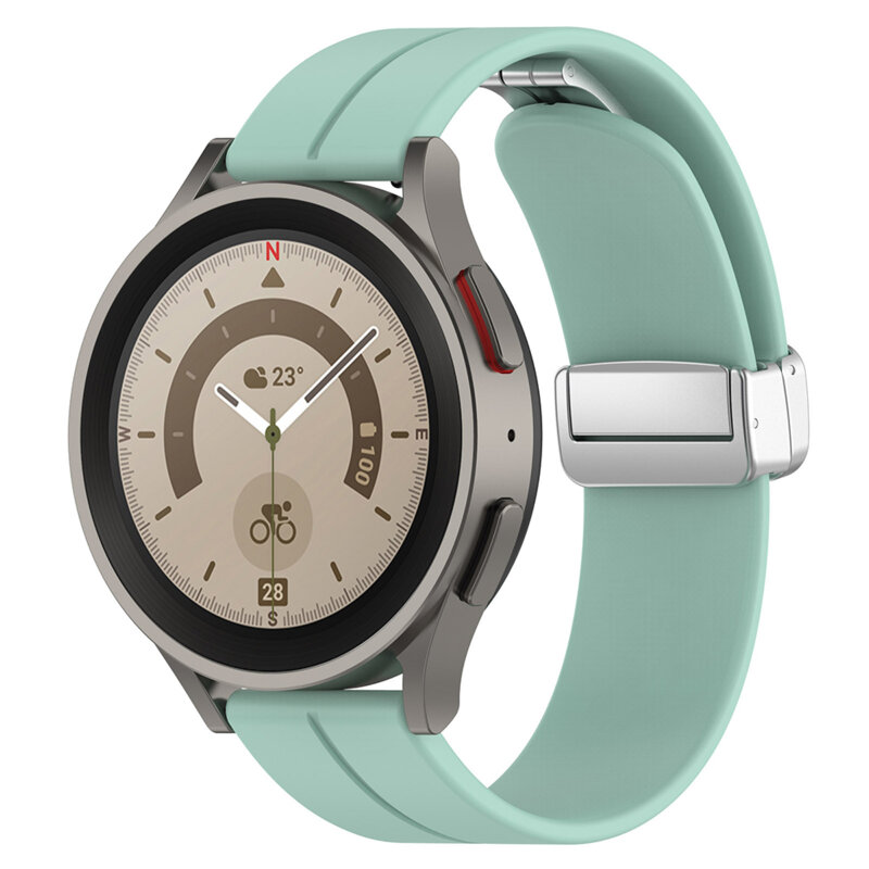 Curea Garmin vivoactive 3 Music Techsuit, verde, W011