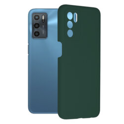 Husa Oppo A16s Techsuit Soft Edge Silicone, verde