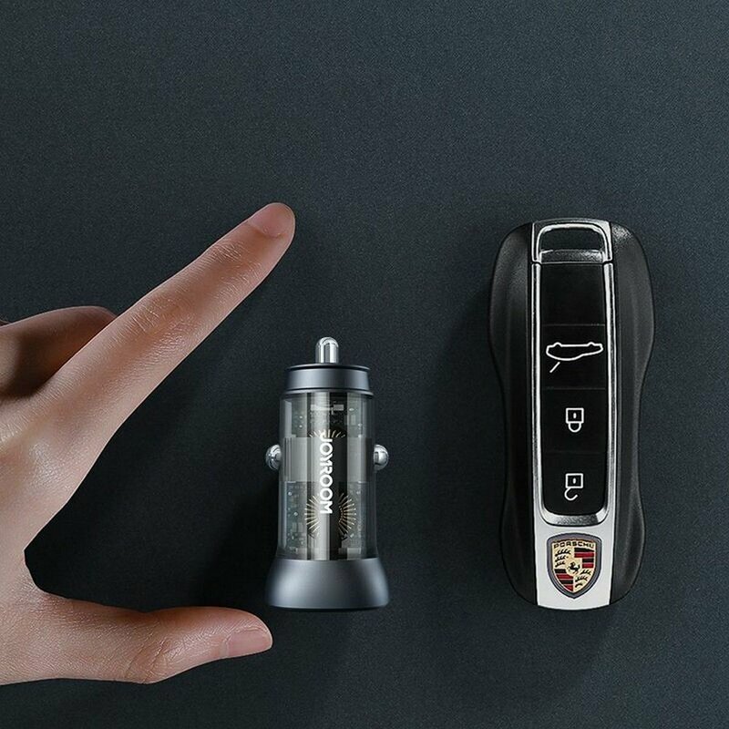 Incarcator auto JoyRoom C-A42 Type-C PD + USB QC3.0, 38W, gri