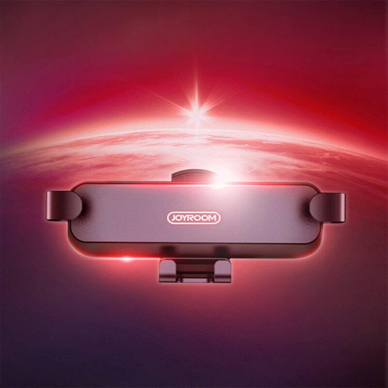 Suport telefon auto JoyRoom, grila ventilatie, negru, JR-ZS211