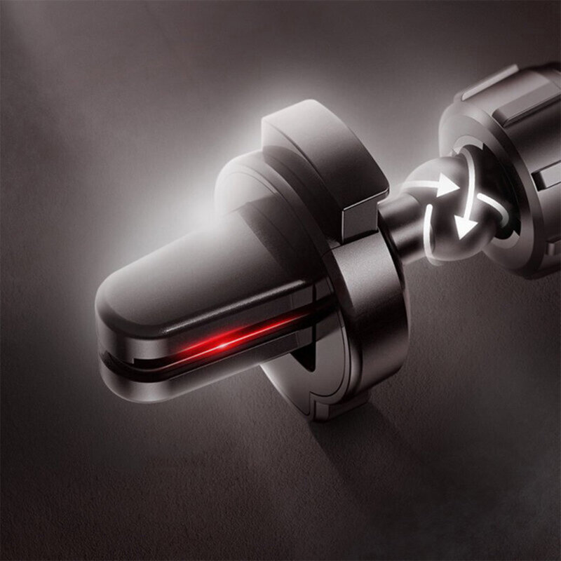 Suport telefon auto JoyRoom, grila ventilatie, negru, JR-ZS211