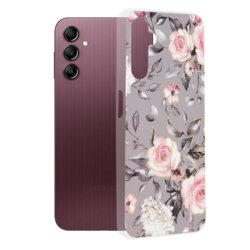 Husa Samsung Galaxy A14 4G Techsuit Marble, Bloom of Ruth Gray