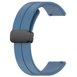 Curea Fossil Gen 6 22mm Techsuit, albastru, W011