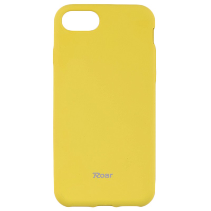 Husa iPhone 7 Roar Colorful Jelly Case Galben Mat