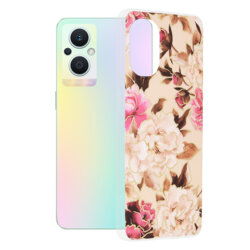 Husa Oppo Reno7 Lite Techsuit Marble, Mary Berry Nude