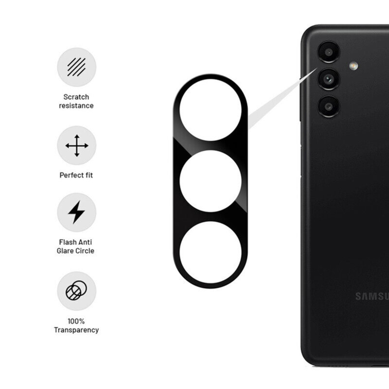 Folie camera Samsung Galaxy A14 4G Techsuit Full Glass, negru