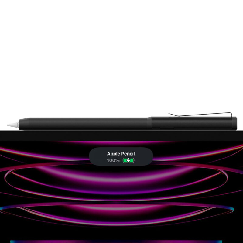 Husa Apple Pencil 2 Spigen DA201, cu clips de prindere, negru