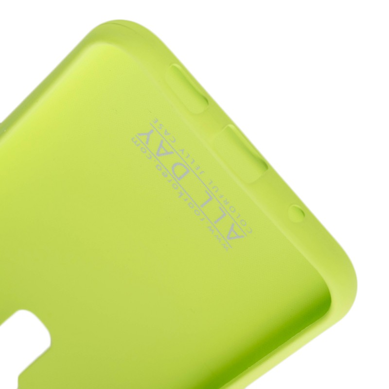 Husa Asus Zenfone 3 ZE520KL Roar Colorful Jelly Case Lime Mat
